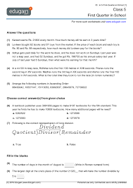 Grade 5 Math Worksheets Printable Grade 5 Math Worksheets Math Worksheets Math Division Worksheets