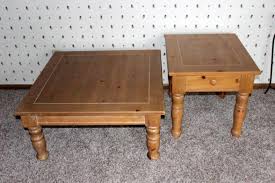 Furniture for outside that strikes a chord inside. Auction Ohio Broyhill Coffee Side Tables