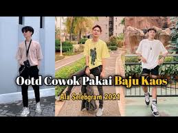 Jun 28, 2021 · selebgram puspa dewi memang sempat viral, lantaran fotonya yang nampak seperti abg meskipun sudah memiliki cucu. 45 Ootd Cowok Pakai Baju Kaos Ala Selebgram 2021 Youtube