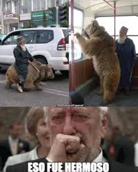 🐻 La increíble amistad entre un hombre y un oso En los años 90, en  Dushanbé (Tayikistán), Talabshoh Sheikhov adoptó a una cría de oso  huérfana… ¡a cambio de una cabra! La