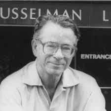 A photo of John Douglas “Jack” Shand at the Musselman Library at...