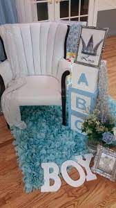 Elephant Elegant Baby Shower Party Ideas Photo 6 Of 12 Baby Shower Chair Elephant Baby Showers Baby Boy Shower
