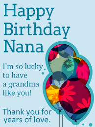 Birthday Card For Grandmother So Lucky To Have You Happy Birthday Card For Grandma Birthday Greeting Cards By Davia Grandma Birthday Card Birthday Wishes For Grandma Birthday Greetings