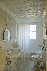 You won't get a similar pattern with other marble tiles. Decorative Square Ceiling Tiles In Classic Bathroom Beadboard Bathroom Tin Ceiling Bathroom Inspiration