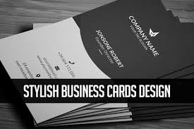 Choosing the right font is the first step, but the font size is equally important. Stylish Business Cards Design Graphic Design Junction