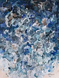 Noir descendens Painting by Tatiana Georgieva | Saatchi Art