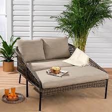 The daybed/loveseat features an adjustable. Mainstays Moss Falls 3pc Outdoor Sofa Daybed Set Grey Black From Mainstays Accuweather Shop