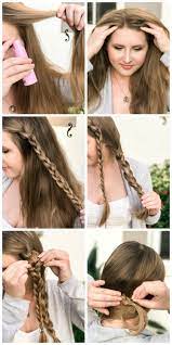 The hairdo can be achieved within minutes by simply center parting the hair on top and braiding a layer of strands from either. Hair Style Girl Side Braid