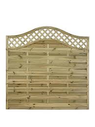 What is the price range for garden trellises? Forest 1 8m Prague Garden Fence Panels Pack Of 4 Littlewoods Com