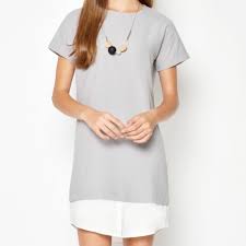 The dress features a lovely asymmetrical hem that is shorter in the front and longer in the back. Love And Bravery Erinn Shirt Tail Dress Grey Women S Fashion Clothes Dresses Skirts On Carousell