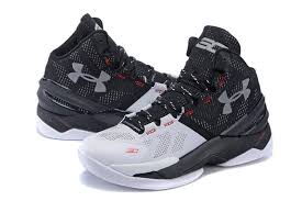 Black And White Under Armour Shoes Under Armour Charged Anafoam Sc30 Ii High Basketball Shoes Black White Red Black Shoes Black Sneakers Sneakers