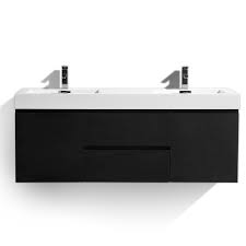 Shop online & get up to 40% off sleek, trendy bath vanities. Keetchen Stockholm 60 Double Sink Black Bathroom Vanity Keetchen