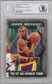 Kobe bryant 2001 upper deck, sp authentic played on nba game floor 8g card kb2. What The Death Of Kobe Bryant Means For The Value Of His Autograph
