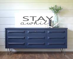 Farmhouse furnishings sells uk handmade welsh dressers, welsh sideboards, welsh dresser tops, solid pine sideboards, solid oak kitchen islands, coffee, console and dining tables for sale. Diy Painted Mid Century Modern Dresser Farmhouse Style