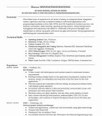 The quality assurance manager job description entails coordinating and supervising activities required to meet these quality standards. Qa Manager Resume Example Company Name Clearwater Florida