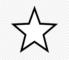 Monokrom vektor gambar bintang klasik. Bintang Putih Scalable Vector Graphics Gambar Png