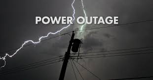Due to the storm, we have a power outage south of Airport Ave and East of 8th St. There are few other small areas experiencing an outage. We do not have an