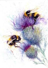 Wunderschonen Wunderschonen Bee Painting Art Bee Art
