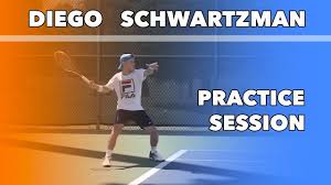 Diego schwartzman is playing next match on 5 feb. Diego Schwartzman Practice Session Hard Worker Youtube