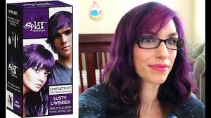 Splat Hair Dye Review And Demo Lusty Lavendar