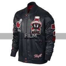 Air Jordan Marvin The Martian Biker Bomber Jacket Leather Jacket Men Bomber Jacket Mens Bomber Jacket Men