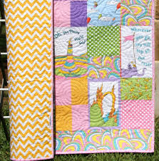 Seuss enterprises' catalog represents and supports. Oh The Places You Ll Go Dr Seuss Baby Quilt Girl Nursery Bedding Bab