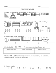 Mate.info.ro.842 model teza clasa a v a. Doc Test Fractii Robert Ready Academia Edu