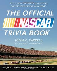 When we're not following the latest sports news or learning sports trivia we like to play. The Official Nascar Trivia Book With 1001 Facts And Questions To Test Your Racing Knowledge Farrell John C 9780771051128 Amazon Com Books