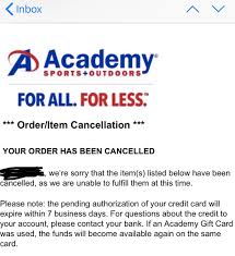 Maybe you would like to learn more about one of these? Academy Sports Outdoors On Twitter We Sincerely Apologize For Your Experience With Your Order Jessica Would You Please Dm Us We Want To Look Into This Further Thank You Https T Co Rb9bpdrred Https T Co Hjje03au74