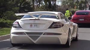 Watch Fab Design S Mercedes Slr Desire Get All The Attention On Monaco Streets Mercedes Slr Mercedes Monaco