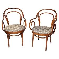 Shelby Williams Bentwood Bistro Arm Chairs Pair Chair Club Chairs Shelby Williams