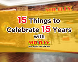 Welcome to mr.diy malaysia official shopee store. 15 Things To Celebrate 15 Years With Mr Diy Mr Diy Always Low Prices
