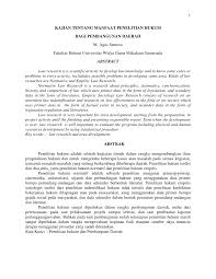 Pdf Kajian Tentang Manfaat Penelitian Hukum Bagi Pembangunan Daerah