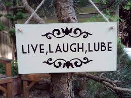 Live Laugh Lube Funny Sign Bedroom Decor Funny Gift Office Gift Idea Live Laugh Love Sign Student Gift Housewarming Gift Wood Signs For Home Decor Quote Garden Plaque Sign Amazon Co Uk Home
