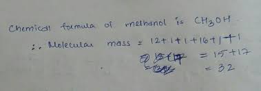 Molecular Mass Of Methanol Brainly In