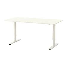 Bekant White Desk Sit Stand 160x80 Cm Ikea Ikea Bekant Ikea Ikea Bekant Desk
