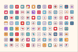 Ios 14 Retro Home Screen Icons Iphone Photo App Iphone Wallpaper App Homescreen