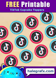 Why not go to the laid back route and get these super cute tiktok cat hoodie. Free Printable Tiktok Cupcake Toppers
