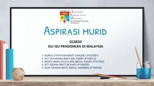 Perubahan dalam sistem pendidikan negara bermula tahun 2019. Aspirasi Murid Pppm 2013 2025 Dan Isu Isu Pendidikan Di Malaysia Youtube