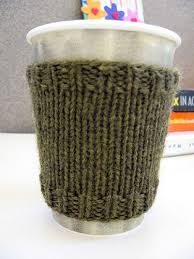 Free knitting and crochet pattern for coffee cozy. 41 Knitted Mug Cozy Ideas Mug Cozy Coffee Cozy Knitting