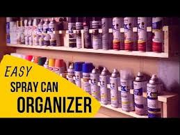 Easy Diy Spray Can Organizer Youtube Spray Can Diy Sprays Can Organizers