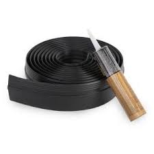 G Floor 20 Ft Length Midnight Black Door Threshold Trim Gfthresh20mb The Home Depot Vinyl Garage Flooring Black Doors G Floor