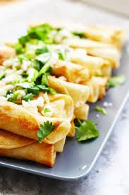 Easy Traditional Flautas De Pollo Recipe Chicken Flautas Traditional Mexican Food Mexican Food Recipes Authentic