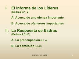 Esdras 10 estudio biblico : En Manos Soberanas Un Estudio Biblico De Esdras Y Ester Ppt Video Online Descargar