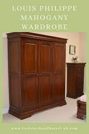 French Louis Philippe Sleigh Style Mahogany Triple Wardrobe Arm022l Mahogany Furniture Triple Wardrobe Mahogany Bedroom Furniture