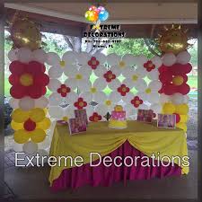 Birthday Ideas In Miami My Little Sunshine Party Balloon Wall Flowers And Sun Balloon Decorations Miami Party Dec Birthday Party At Park Sunshine First Birthday Party Decorations