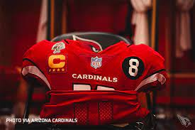 Take your arizona cardinals fandom to the next level when you grab this custom game jersey. Arizona Cardinals Add 8 Patch To Jersey In Memory Of Larry Wilson Sportslogos Net News