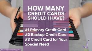If you choose to use secured credit cards to build or rebuild your credit, very often having just one secured credit card is enough. What And How Many Credit Cards Should I Have Full Guide