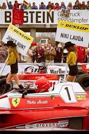 This month in the world of killin' it: Niki Lauda And James Hunt Before The Race Formula1