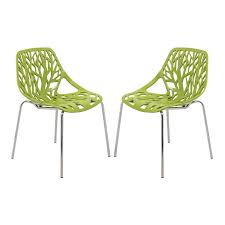 2 Chairs For Table In Lime Warm Green Green Dining Chairs Side Chairs Dining Side Chairs